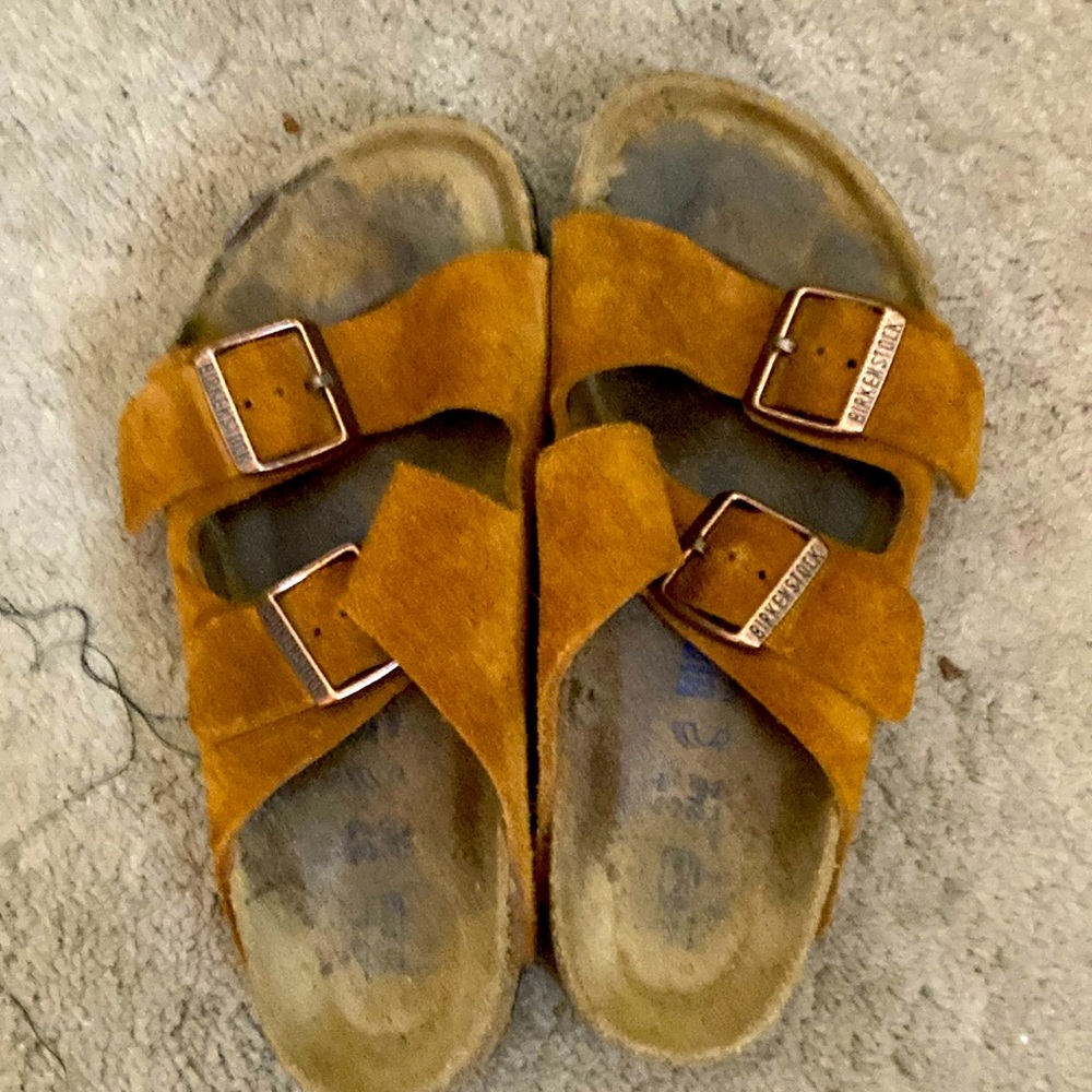 Arizona mink suede birkenstocks 37